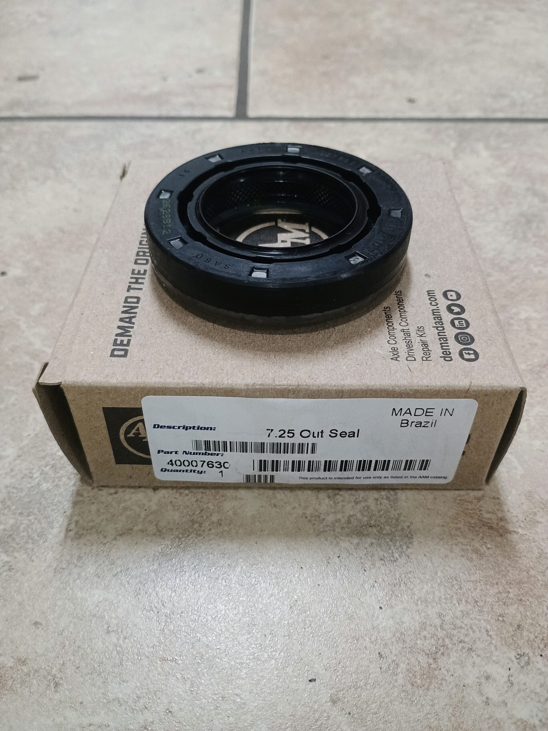 7.25" 4X4 Front Axle Seal Chevy S10 GMC S15 1997-2003 AAM OEM 7.25 IFS - Image 2