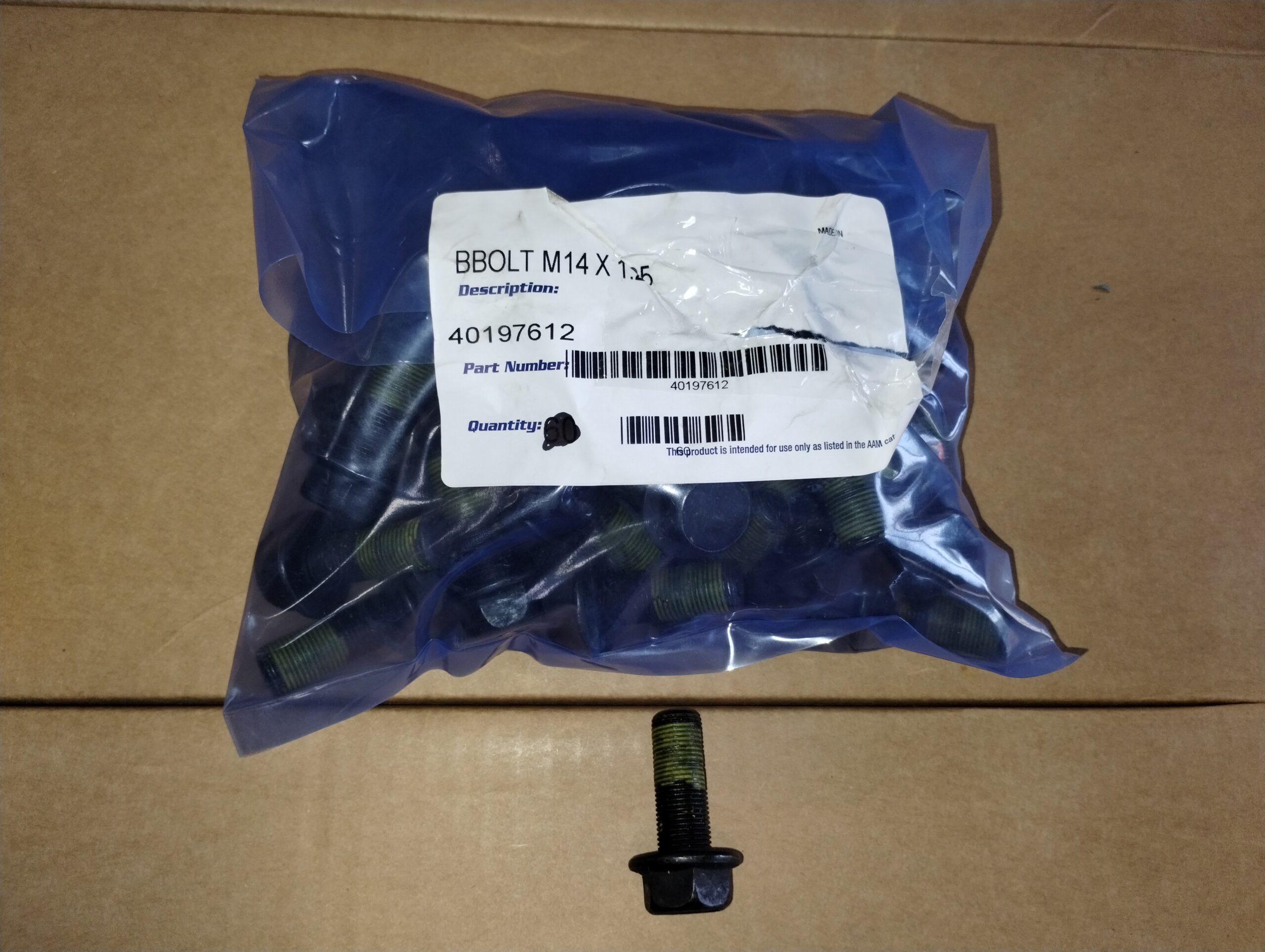 2020+ Dodge Ram 3500 4500 5500 12.0 Rear Axle Ring Gear Bolt - Image 2