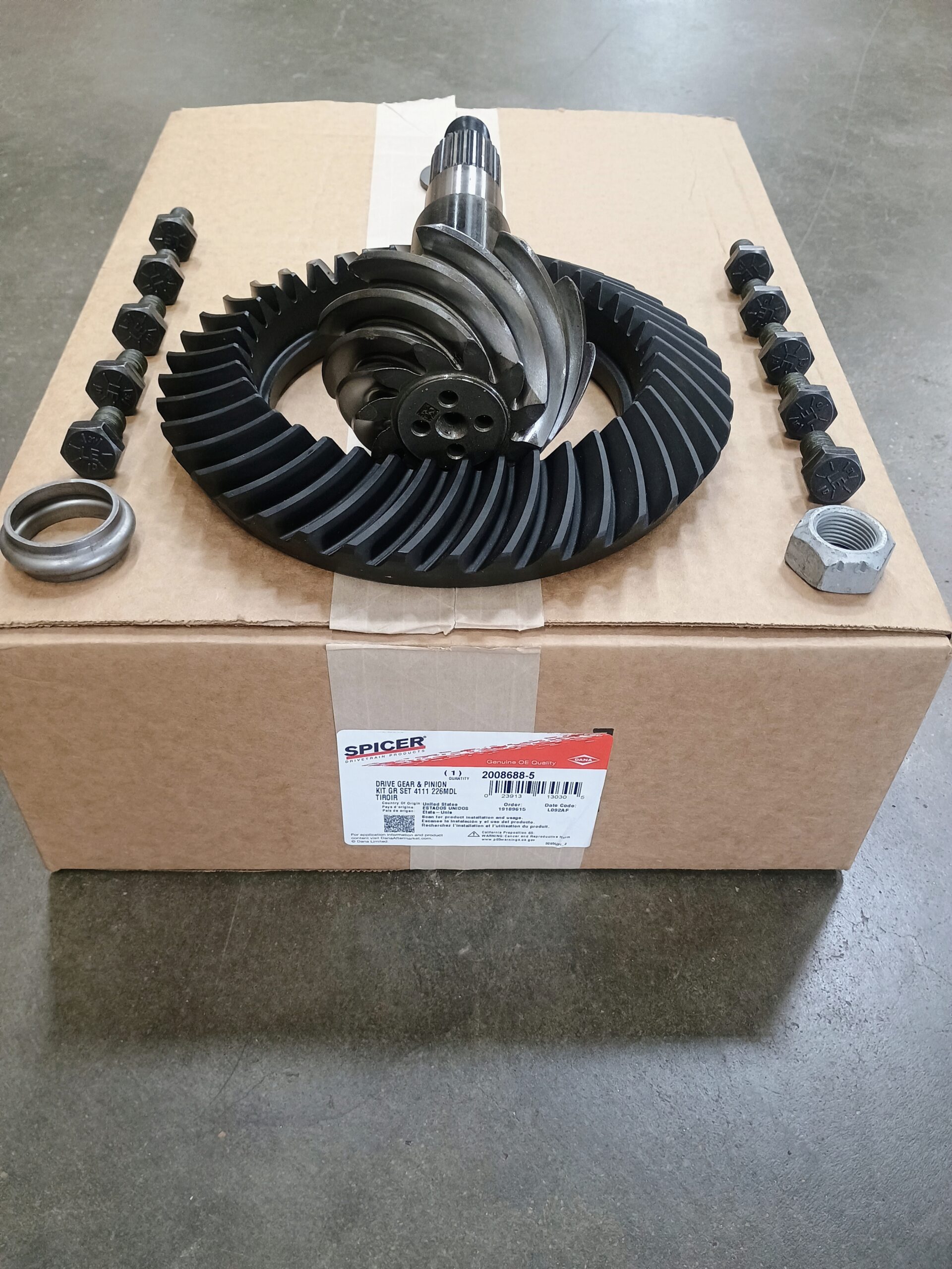 2007-2017 Jeep JK Wrangler Dana 44 Rear Axle 3:73 Ring & Pinion Gear Set Rubicon or Non-Rubicon - Image 2