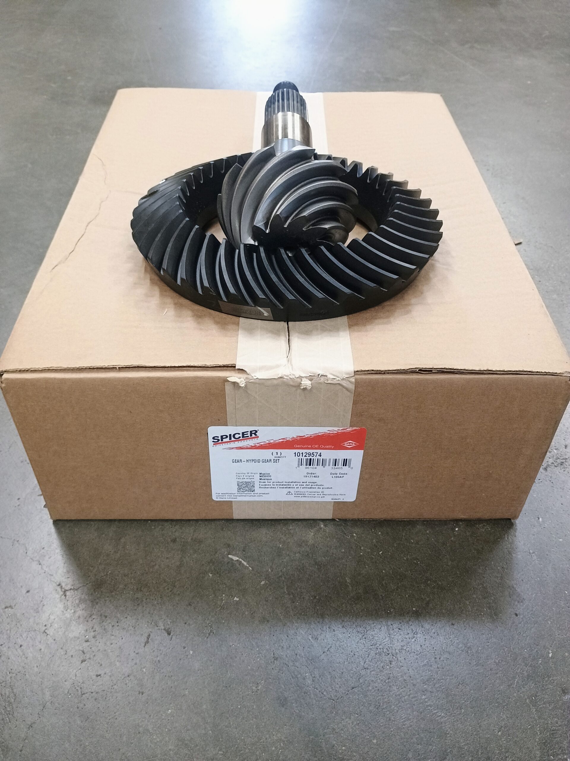 2023+ Ford F250 F350 4X4 Front Axle M235 3:55 Ring & Pinion Gear Set - Image 2