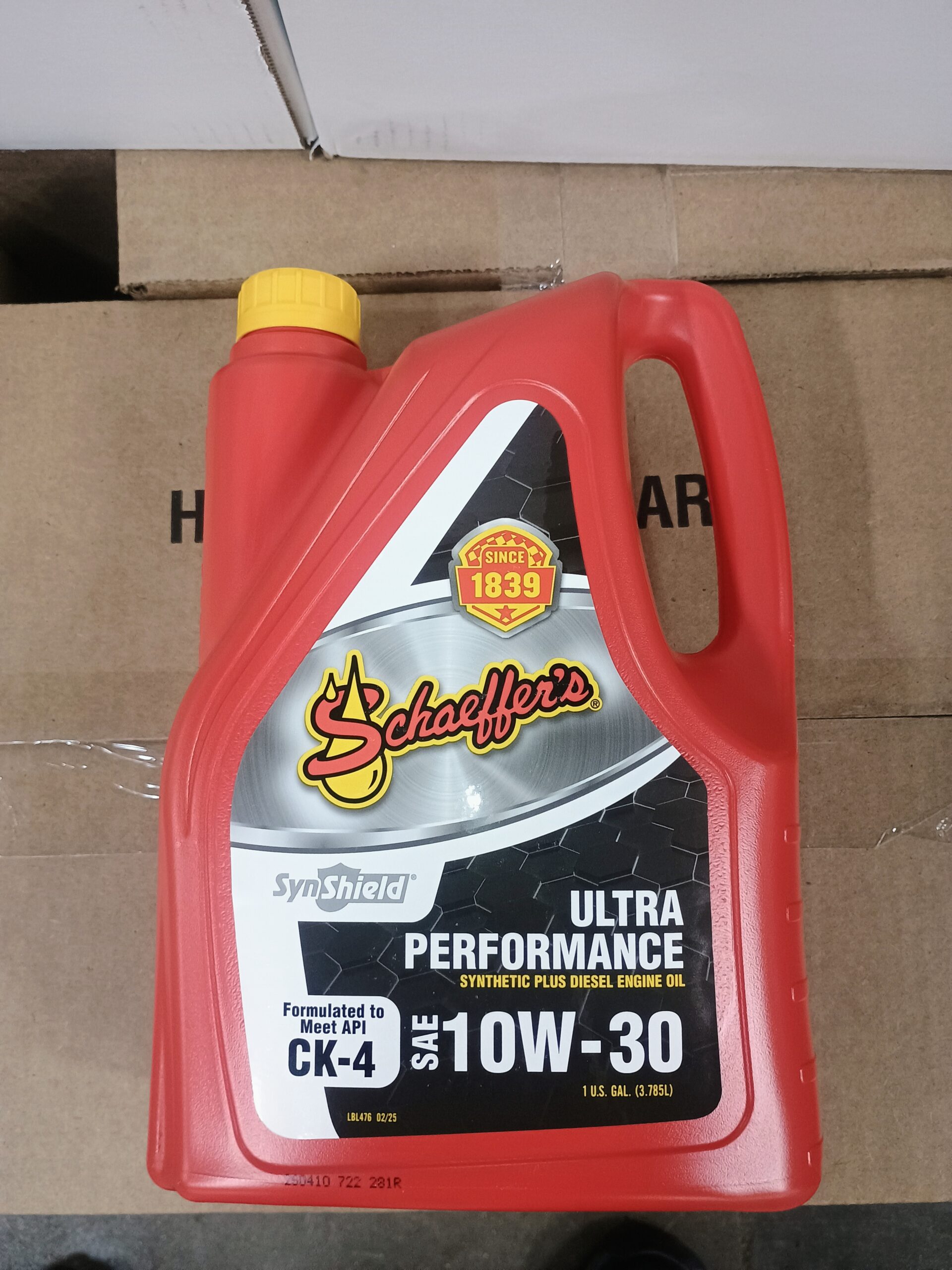 Schaeffer Mfg. 10W30 Diesel Engine Oil 10-30 Gallon 7000 Series Chevy Ford Dodge Cummins Duramax International 5.9 6.0 6.6 7.3