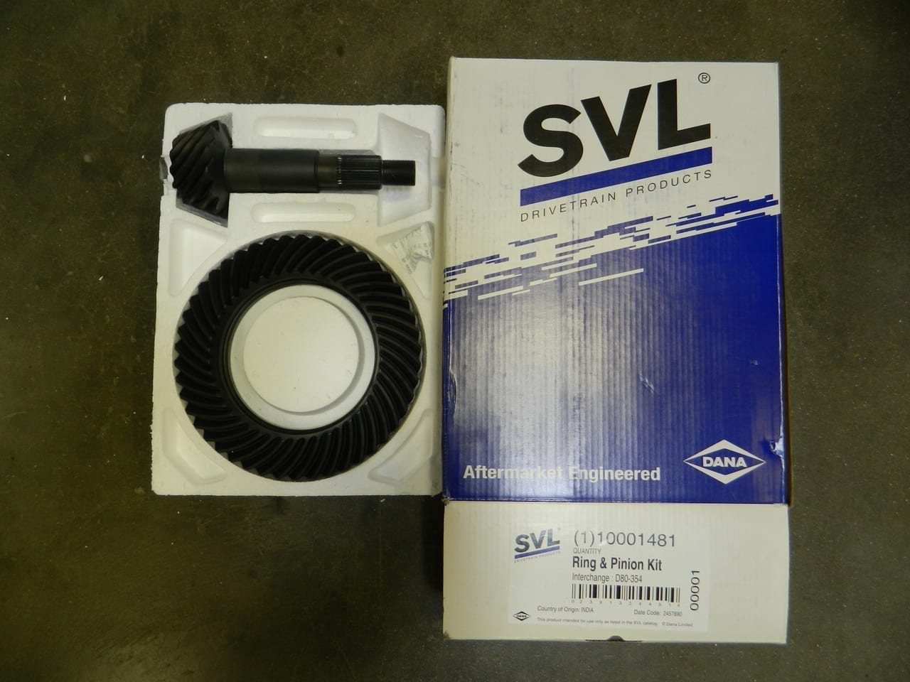 SVL Dana 80 3.54 Ratio Ring & Pinion Gear Set Dodge Ford 354