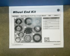 GM 10.5/11.5 Single Rear Wheel Hub Bearing Kit 2001-2010 Chevrolet 2500 3500 AAM Axle