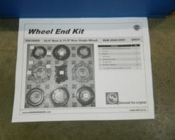 C10.5/11.5 Rear Axle Wheel Hub Bearing Kit Single Rear Wheel 2003+ Dodge 2500 3500 AAM 10.5 and 11.5